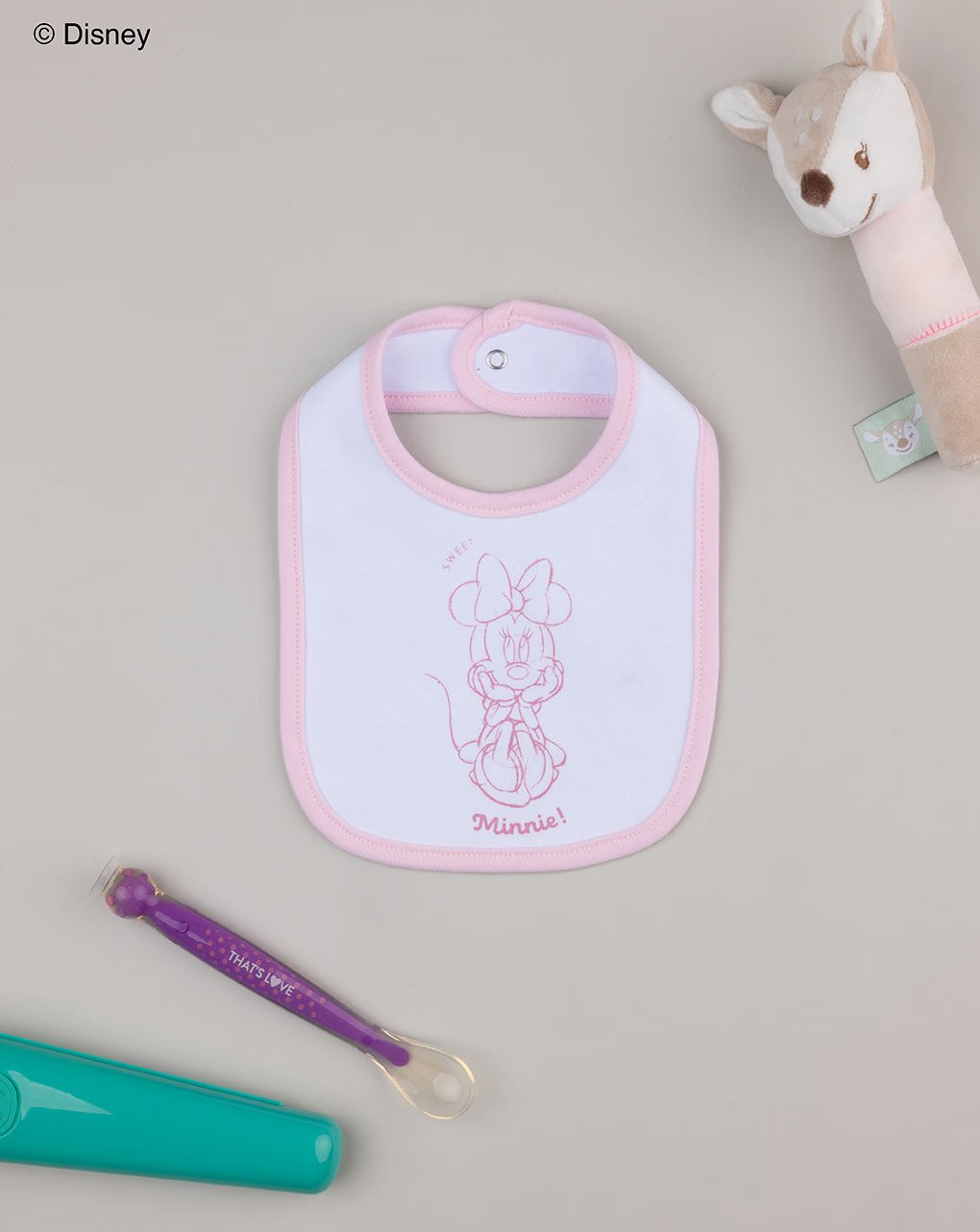 Prenatal Baby Girl Minnie Bib | Prenatal, Babies, Nusring, Cybex, Avent Bib