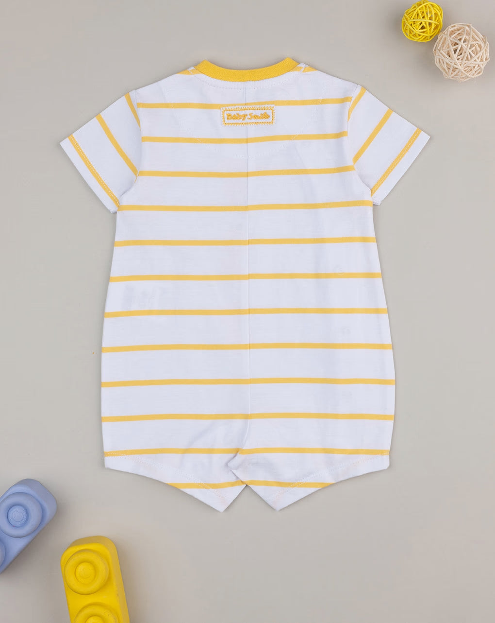 Prenatal Baby smile yellow Duck baby romper Bodysuit