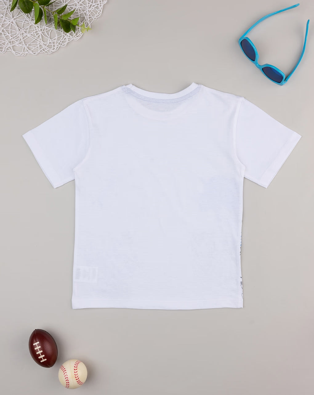 Prenatal White/savannah blue kids t-shirt T-shirt