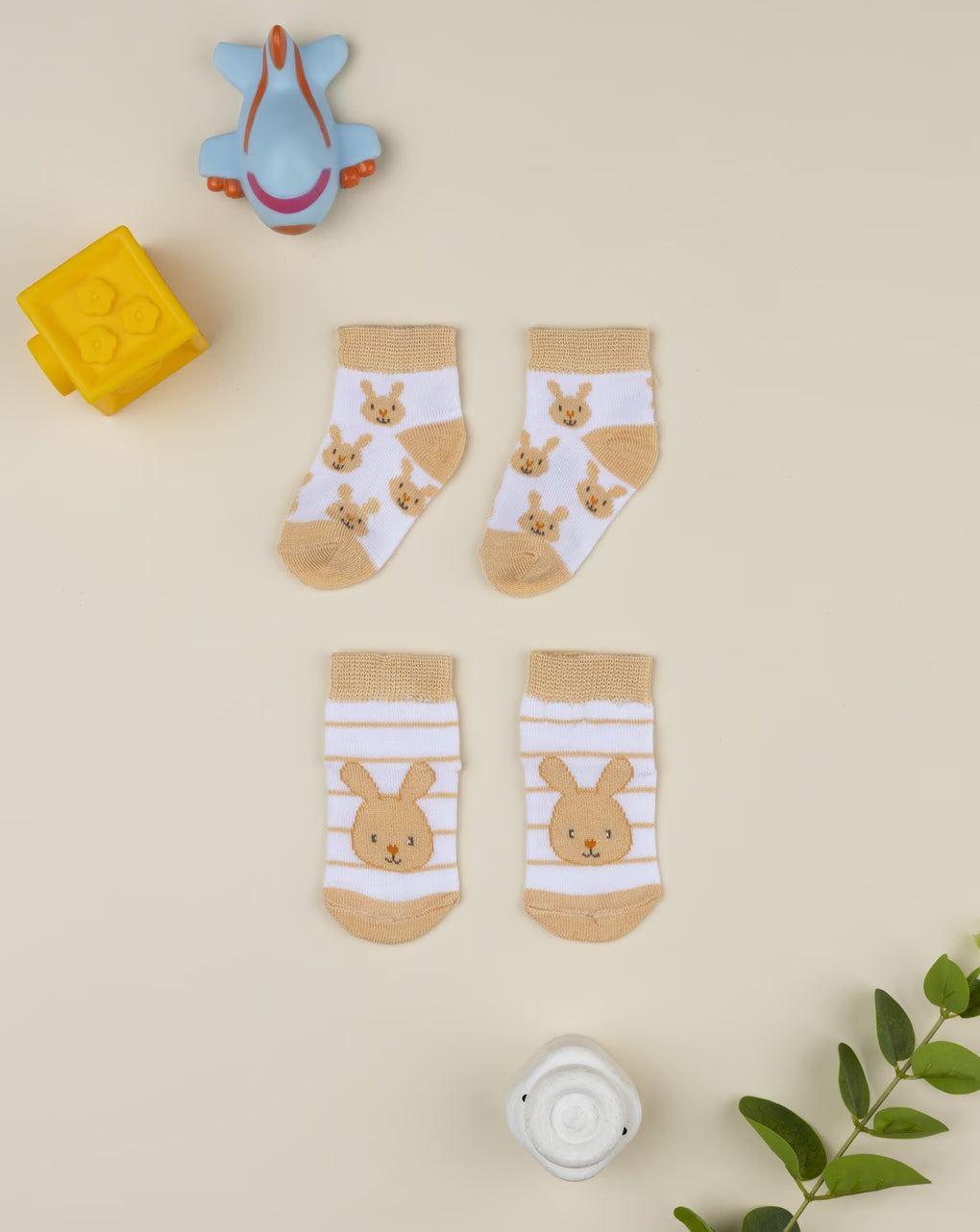 Prenatal Pack of 2 baby bunny socks Sock