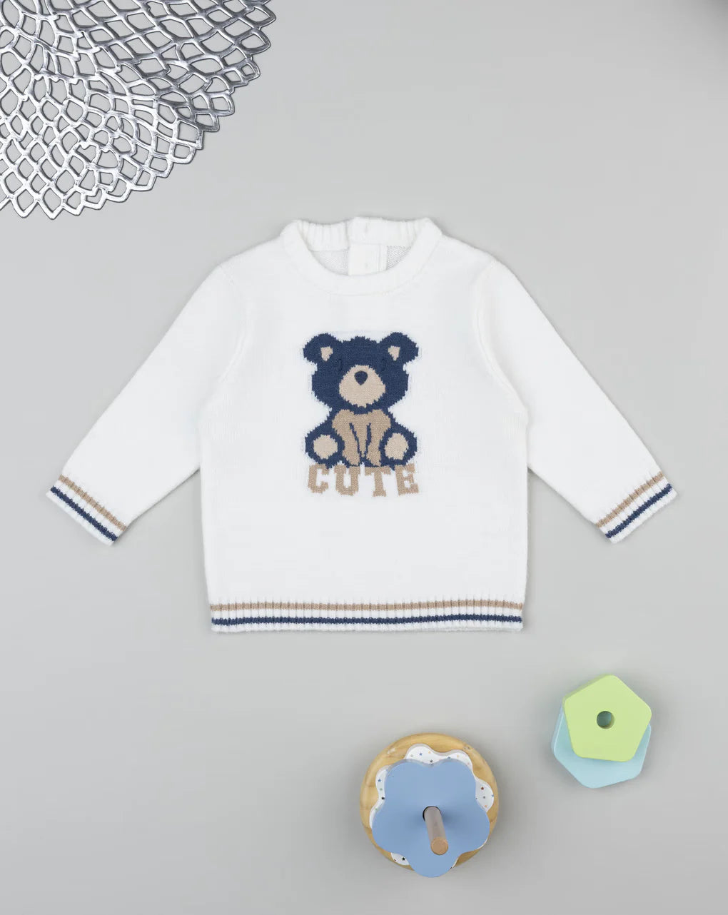 Prenatal White teddy baby shirt Shirt