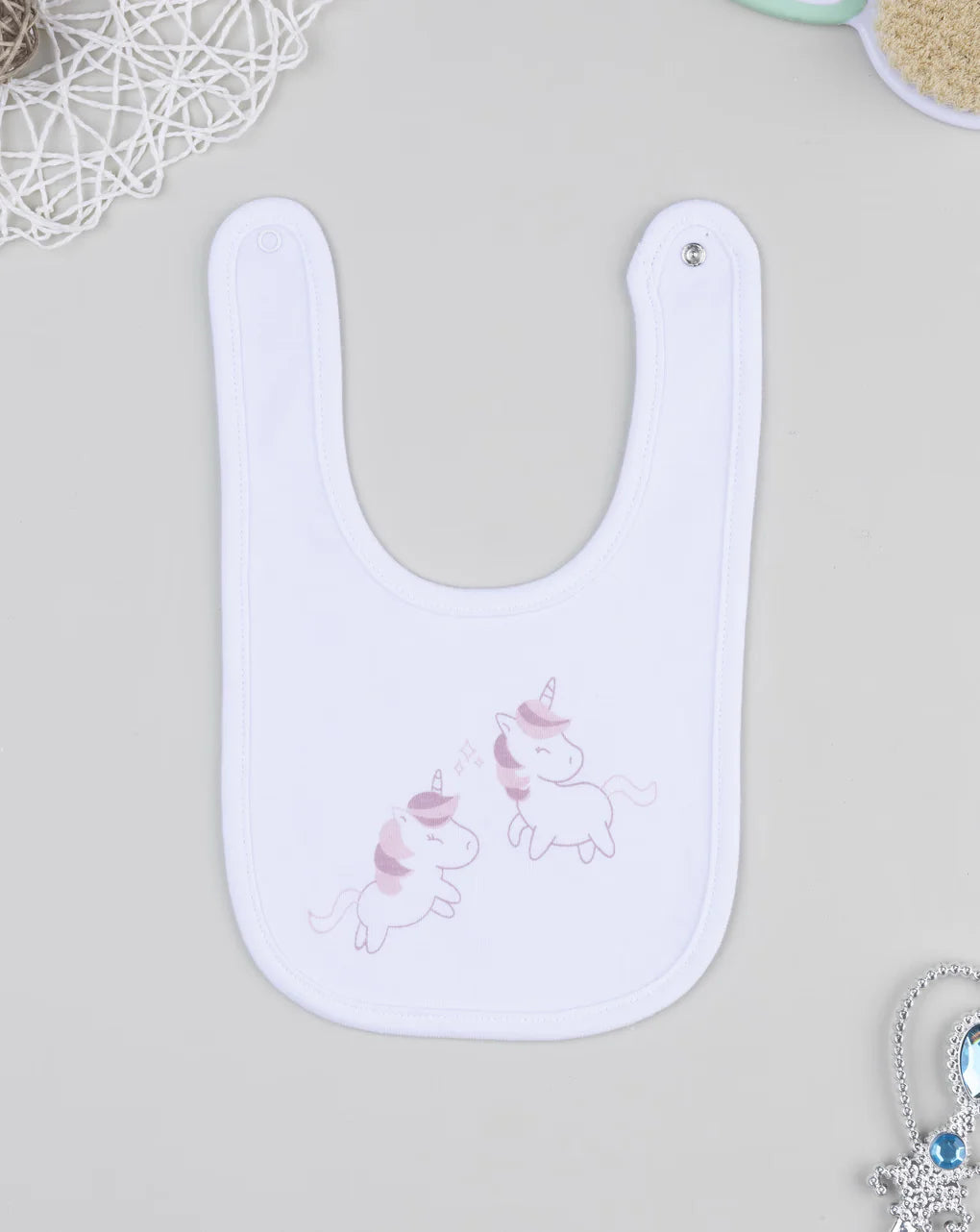 Prenatal Unicorn baby bib Bib