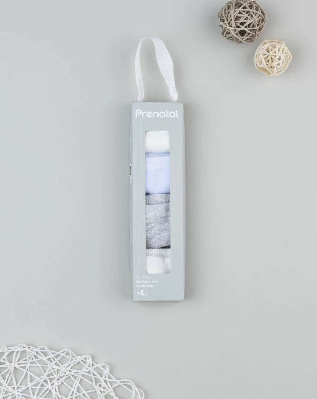 Prenatal Pack of 4 multicolored baby socks Sock