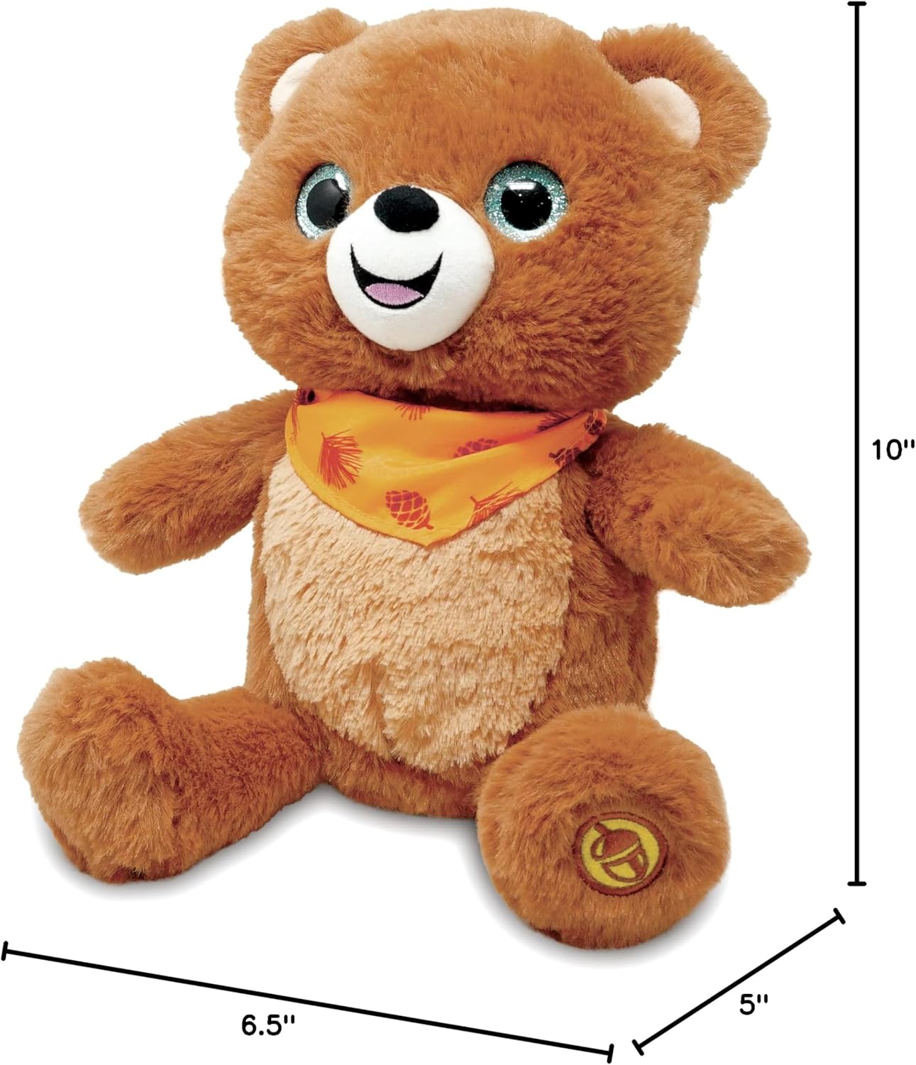 Cuddlebarn Guess Hoo Bernie Animated Brown Bear Stuffed Animal Plush | Prenatal, Babies, Nusring, Cybex, Avent Plush & Soft Toy