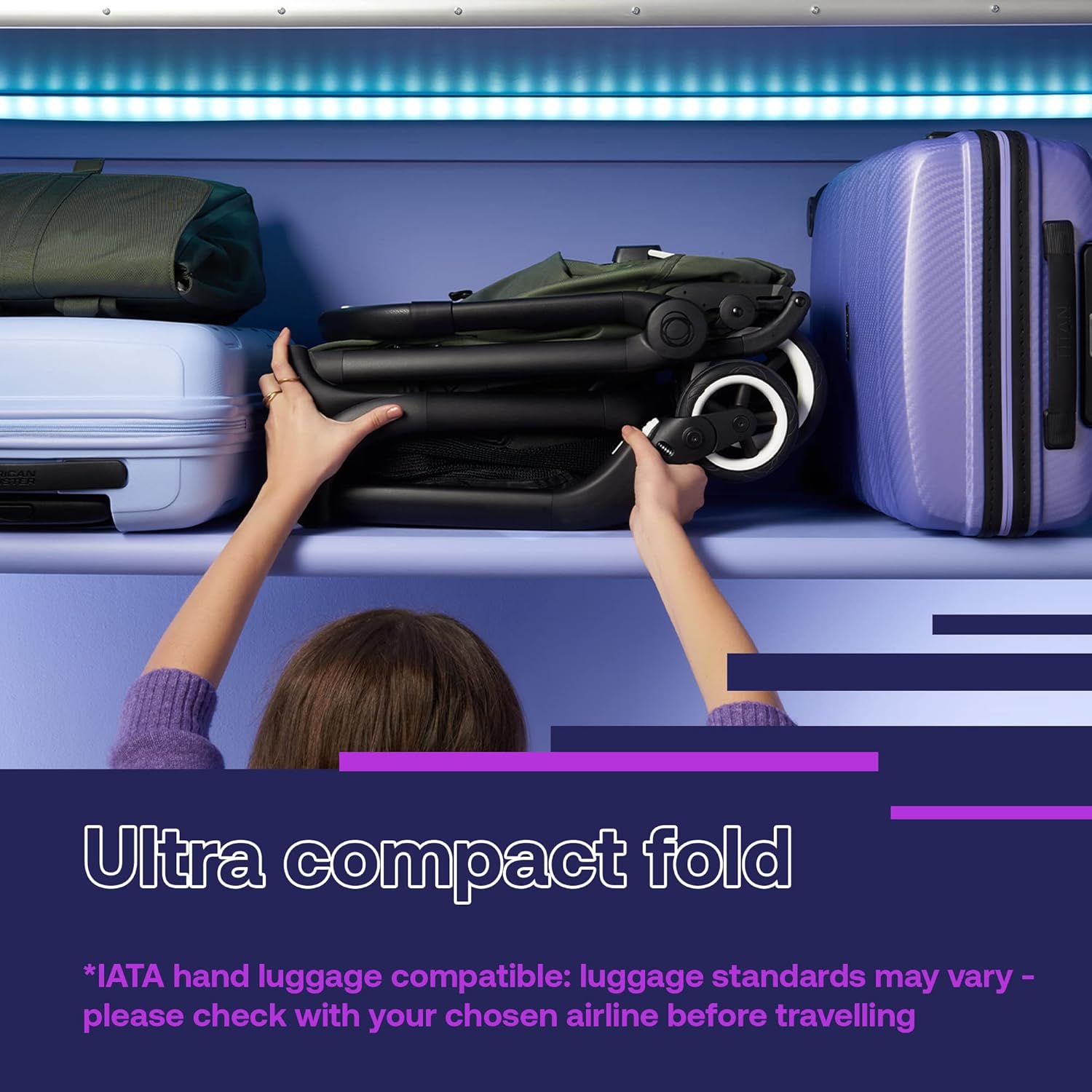 Bugaboo Butterfly 1 Second Fold Ultra Compact Stroller - Olive | Prenatal, Babies, Nusring, Cybex, Avent Stroller