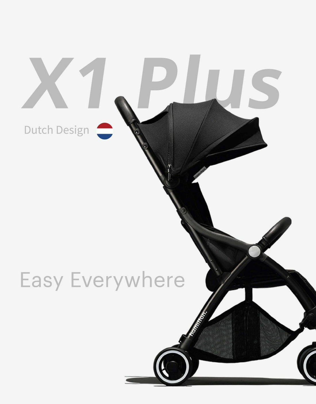 Hamilton X1 Plus Stroller with MagicFold - Black | Prenatal, Babies, Nusring, Cybex, Avent Stroller