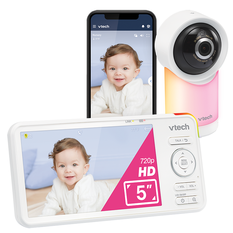 Digital 5" Smart WiFi HD Pan tilt with Remote Access