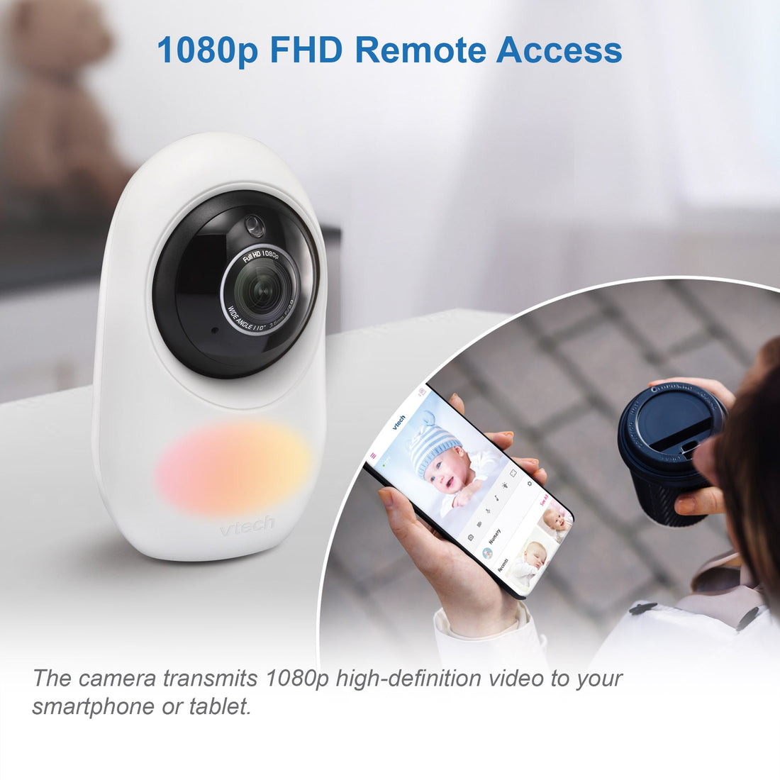 2.8'' Smart Wi-Fi 1080p Video Monitor with Remote Access