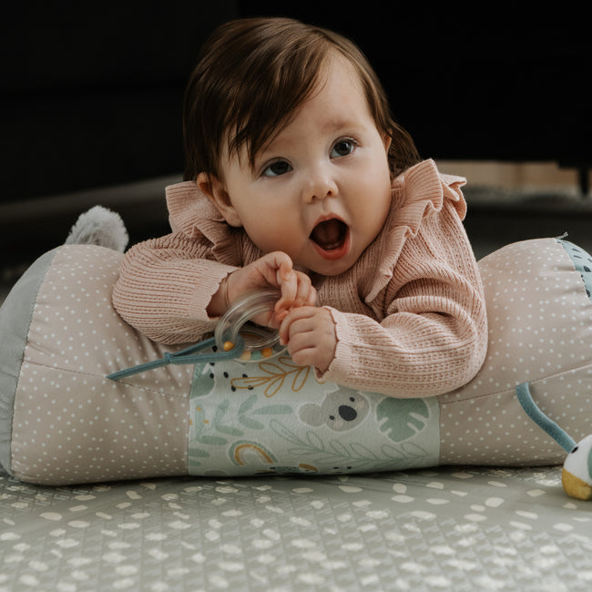 Nuby Animal Adventures Tummy Time Roller Playmats