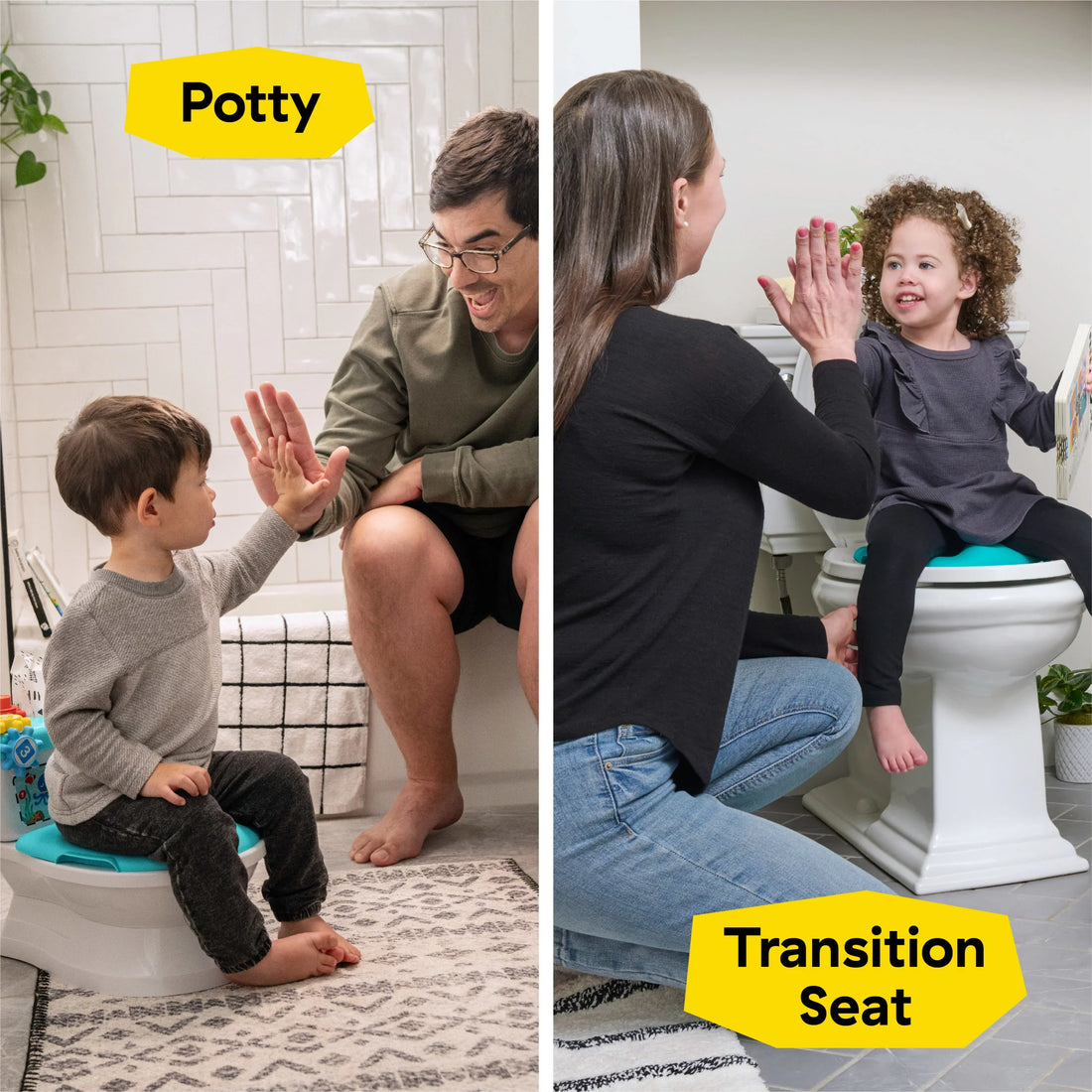 Ingenuity Geared for Success 2-in-1 Potty Training System Potty Trainer
