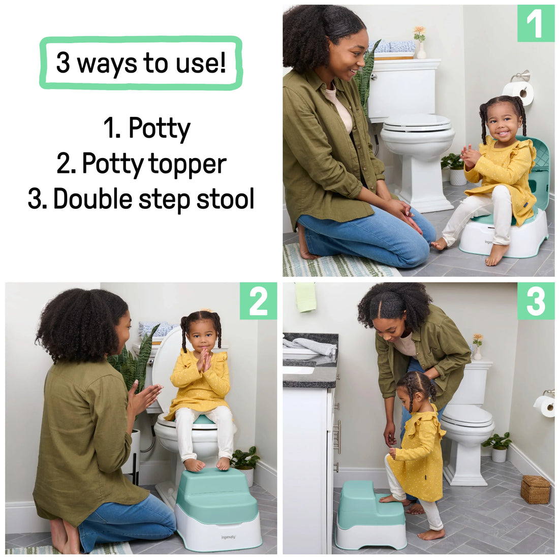 Ingenuity Prepare to Potty 3-in-1 System