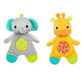 Bright Starts Snuggle & Teethe Plush Teether Toy, Assortment Teether Plush