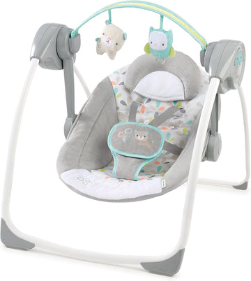 Ingenuity Comfort 2 Go Compact Portable 6-Speed Cushioned Baby Swing With Music Swing USA, Lebanon