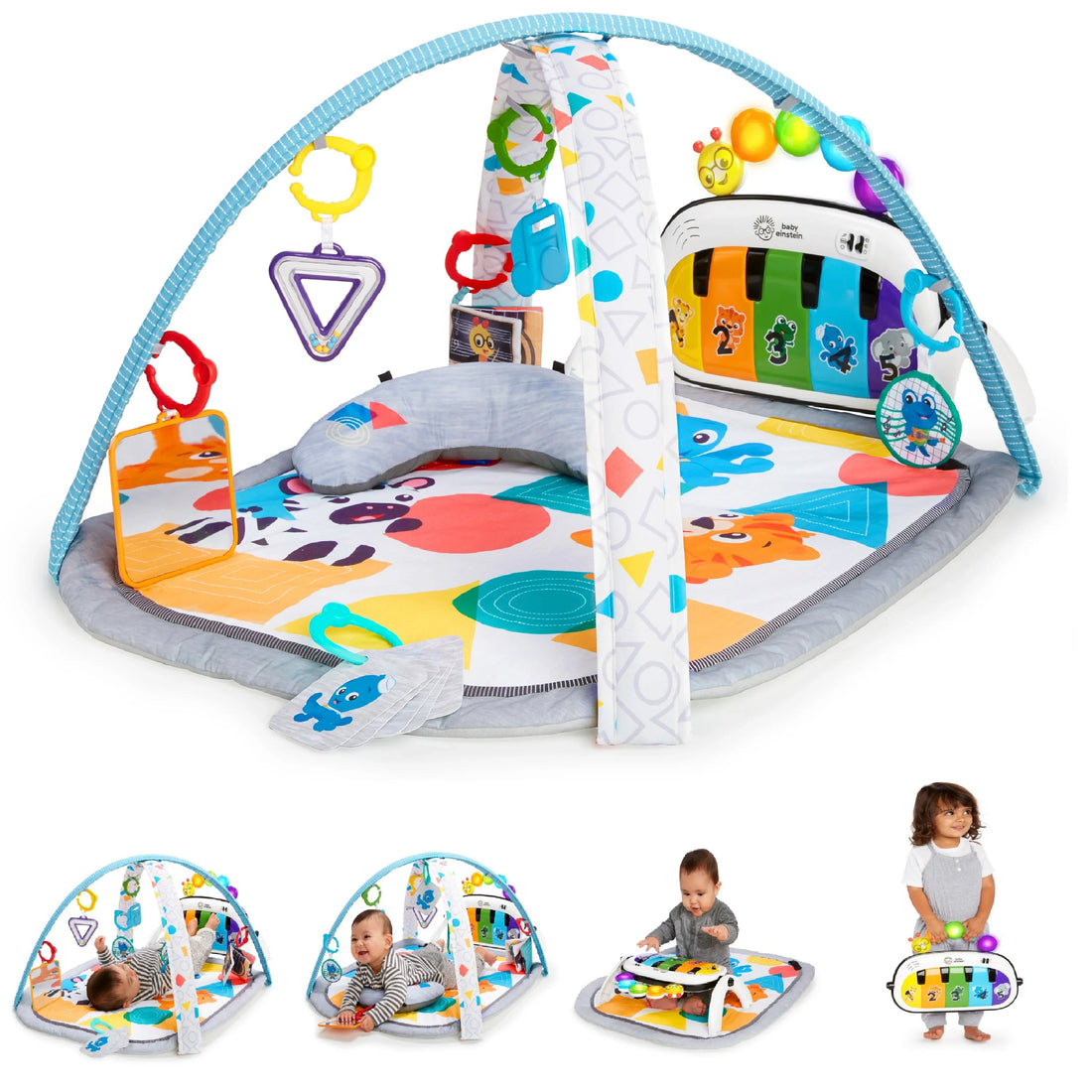 Baby Einstein 4-in-1 Kickin' Tunes Music and Language Discovery Play Gym Play Gym