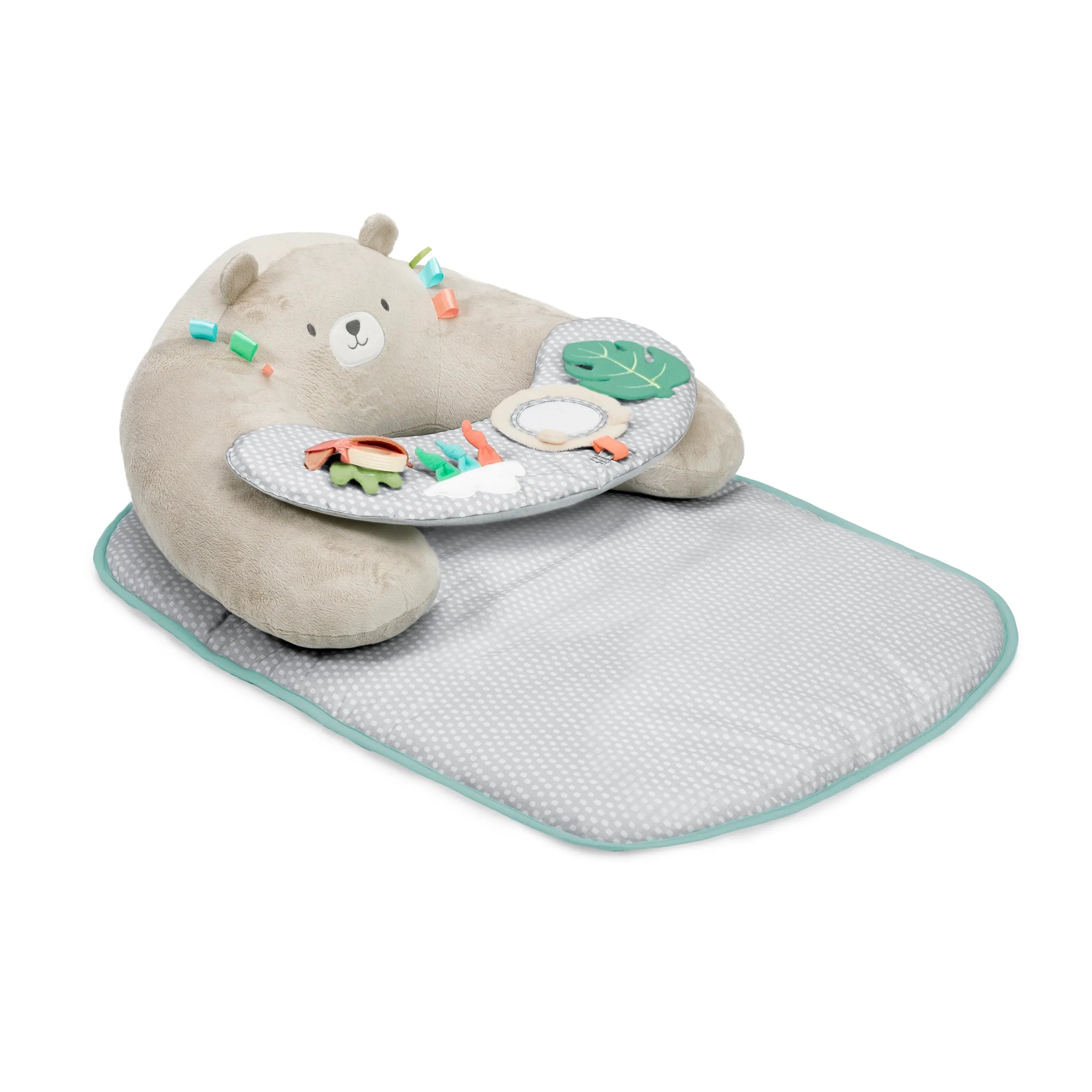 Ingenuity Cozy Prop 4-in-1 Sit Up & Prop Activity Mat - Nate Sit & Play