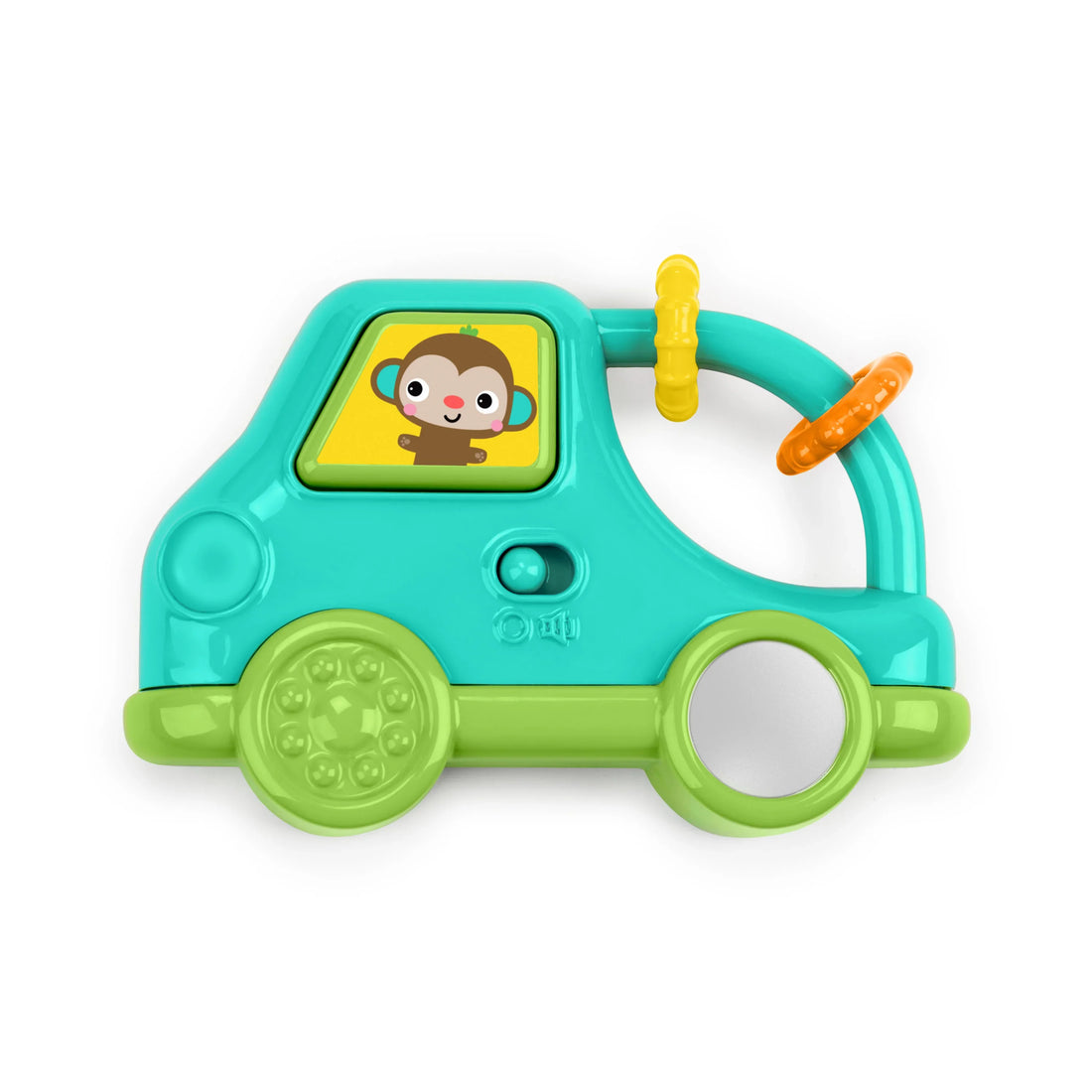 Bright Starts Safari Driver Take Along Toy with Music and Lights Musical Toy