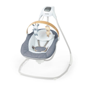 Ingenuity SimpleComfort Compact Soothing Swing - Chambray Swing