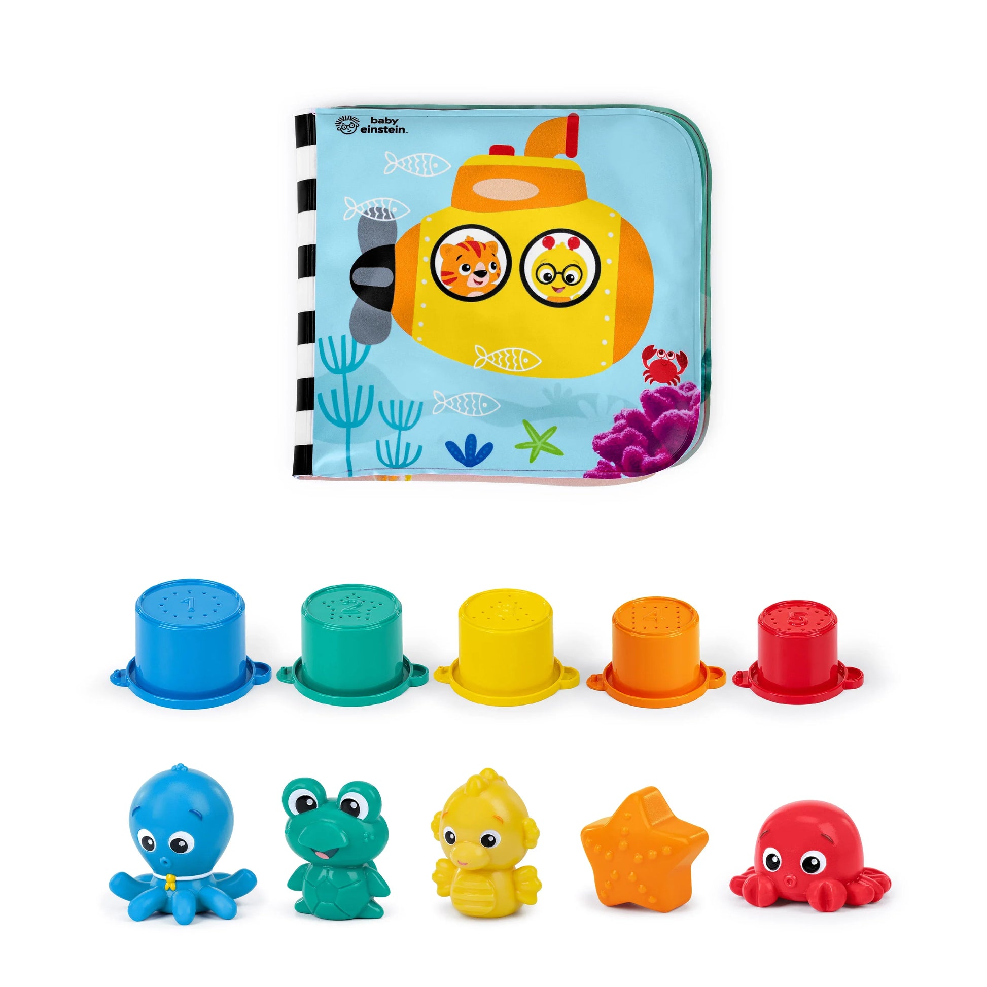 Baby Einstein Opus Bath Pals 11-Piece Bath Gift Set Bath Toy