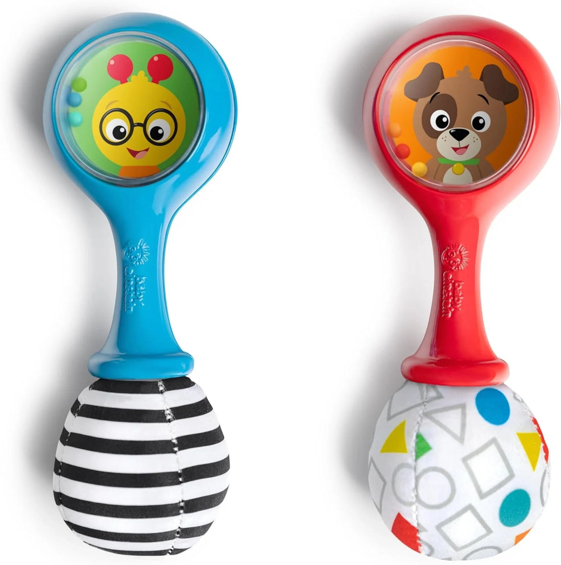 Baby Einstein Shake & Groove Toy Maracas for Baby, Instrument Toy Baby Rattle with Soft Ends Rattle
