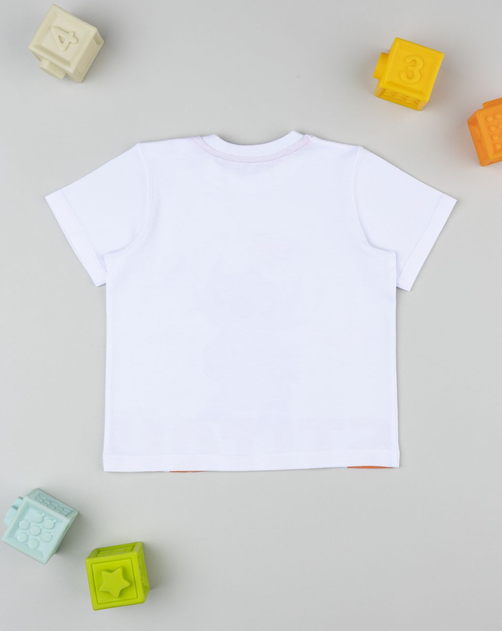 Prenatal White Stitch t-shirt for boys