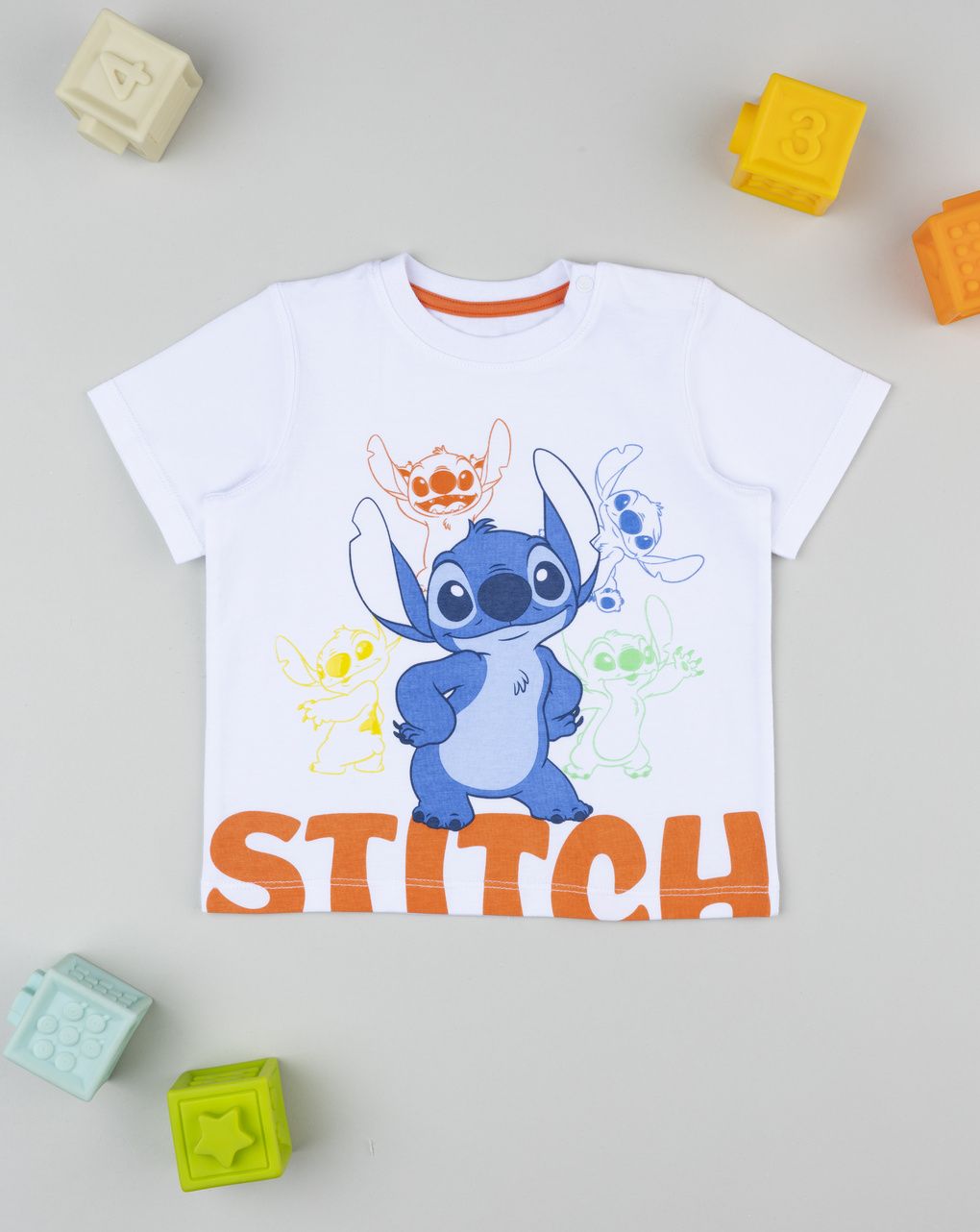 Prenatal White Stitch t-shirt for boys