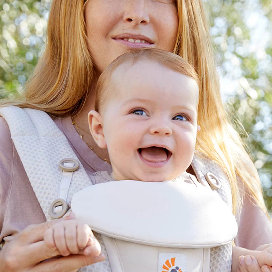 ergobaby omni breeze baby carrier natural beige Ergobaby Omni Breeze Baby Carrier - Natural Beige