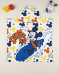 Prenatal Multicolor Mickey Mouse beach poncho for boys