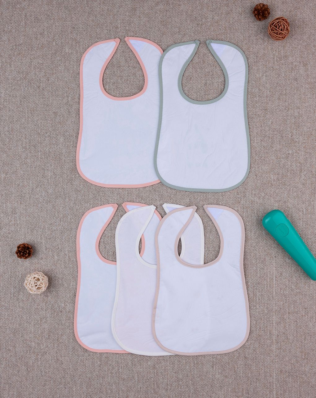 Prenatal Pack of 5 Terry Bib