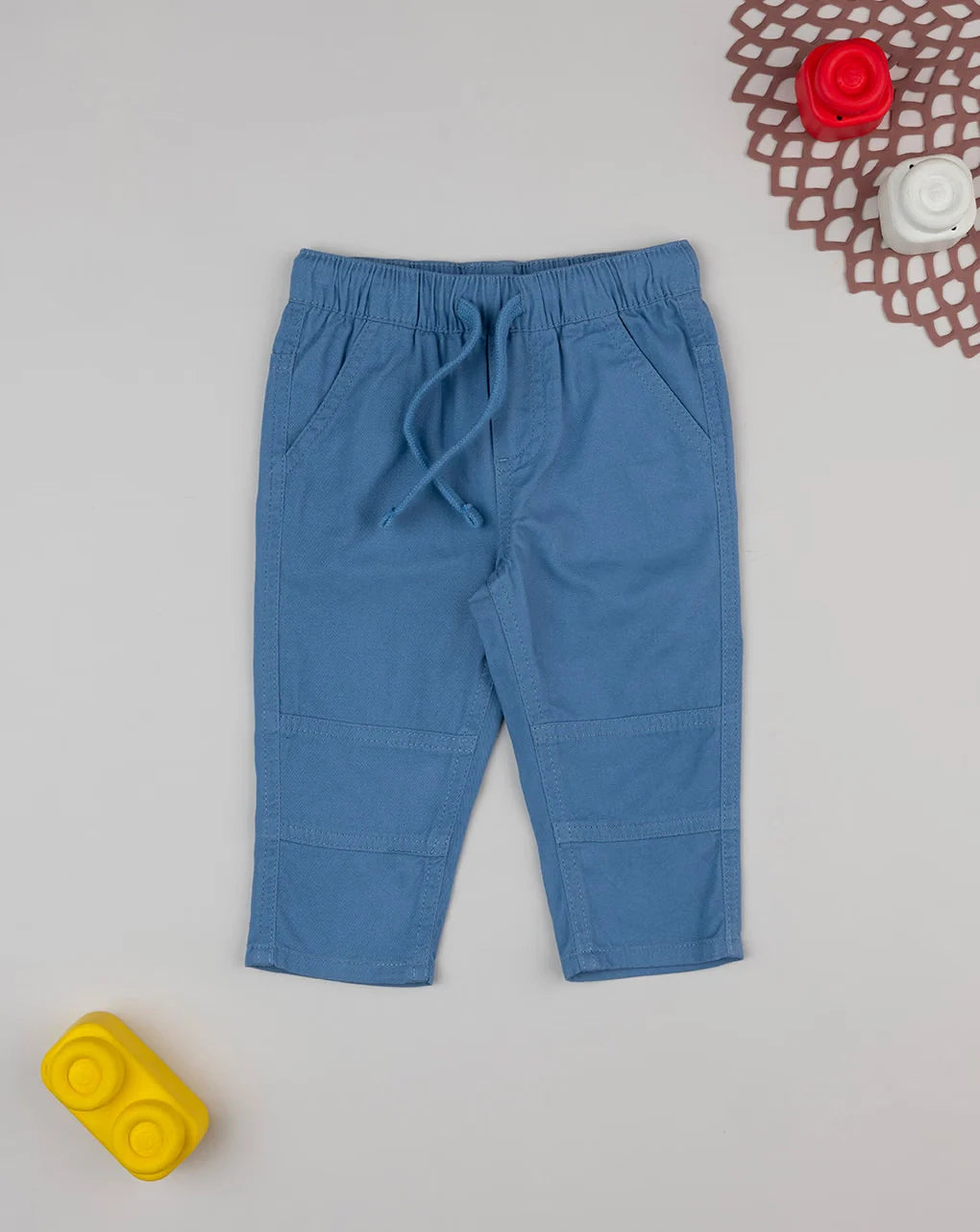 Prenatal Baby blue twill trousers Trouser