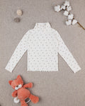 Prenatal Ribbed turtleneck with allover T-Shirt