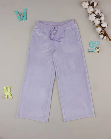 Prenatal Girls' chenille palazzo pants Trouser