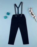 Prenatal Blue children's trousers with suspenders Overall