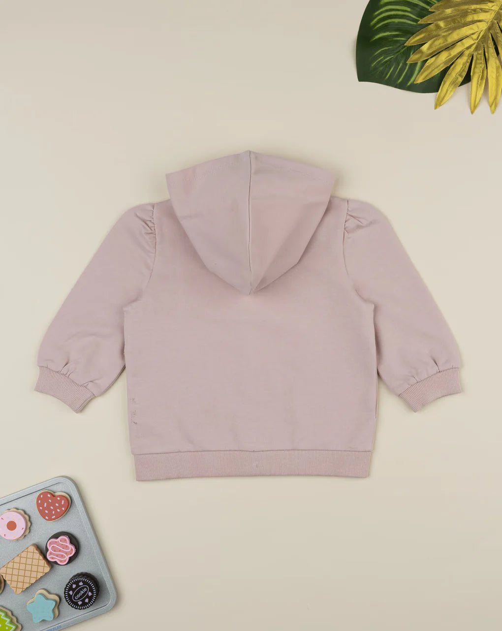 Prenatal Pink sweatshirt with bear print for girls Jackets & Coat, clothing, AW25 P2