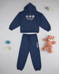 Prenatal Girls' blue daisy jogging set Outerwear, clothing, AW25 P2