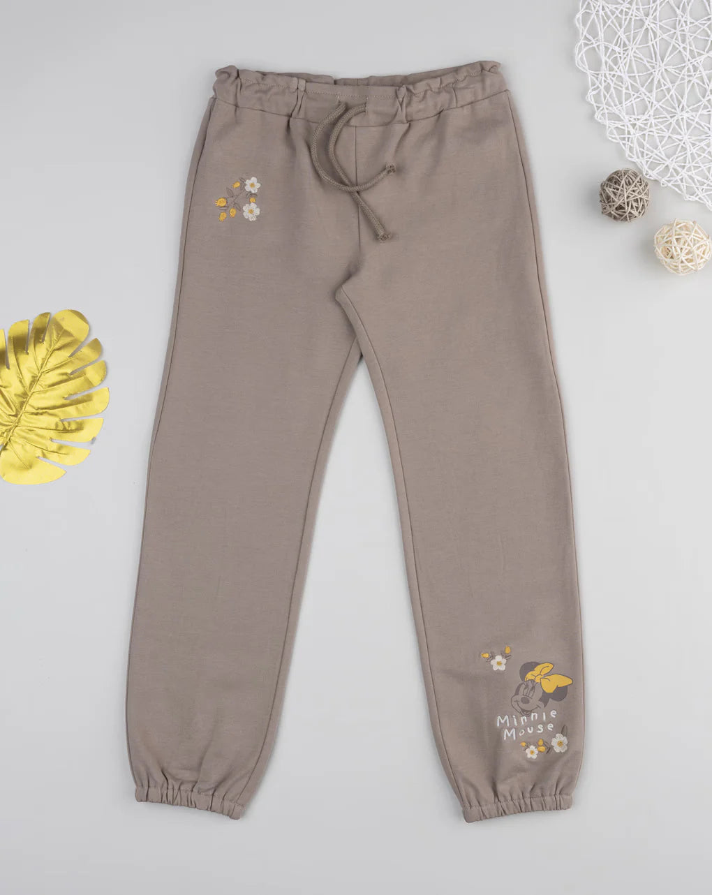 Prenatal Brown Minnie Mouse trousers for girls Trousers & Short, clothing, AW25 P2