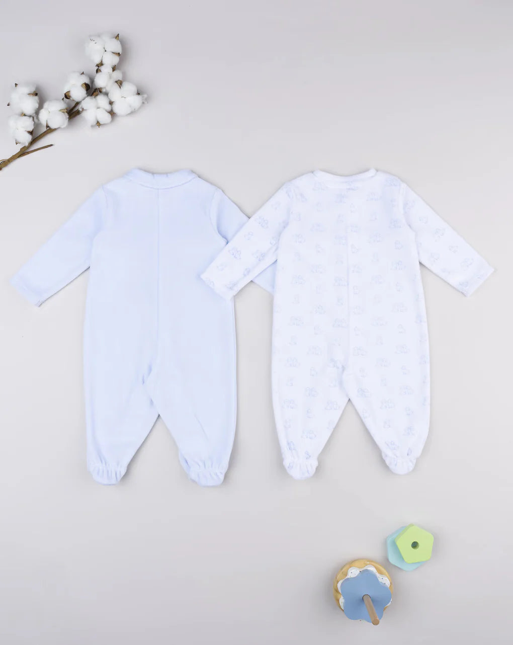 Prenatal Pack of 2 baby dog ​​onesies Sleepsuits & Pyjama, clothing, AW25 P2