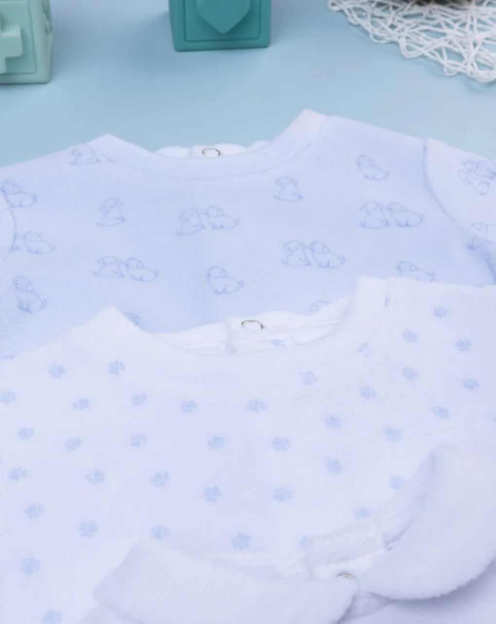 Prenatal Pack of 3 chenille baby onesies - layette Sleepsuits & Pyjama, clothing, AW25 P2