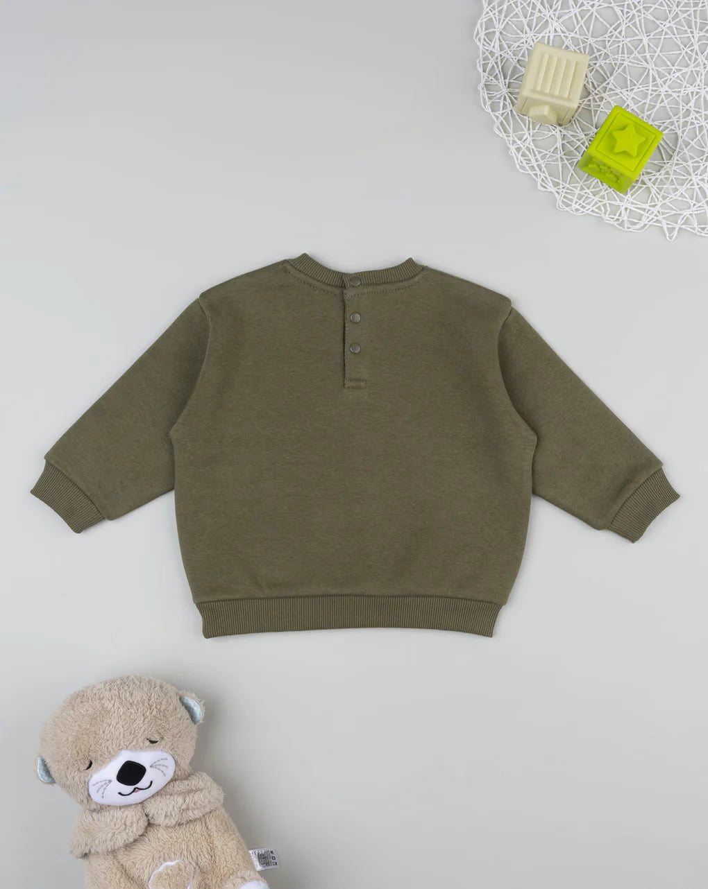 Prenatal Green printed children's sweatshirt Tops & Shirts, clothing, AW25 P2