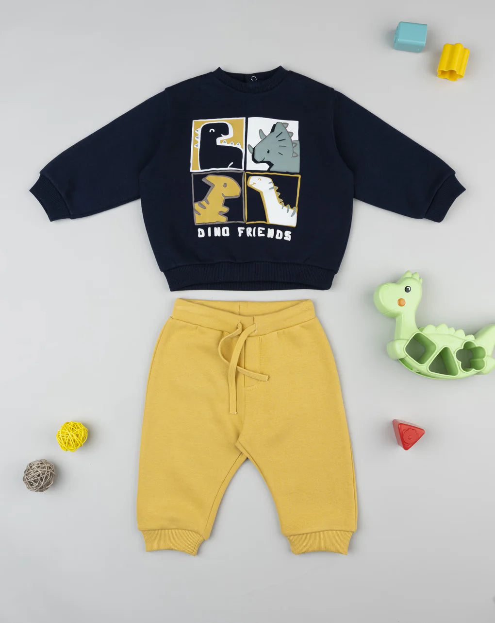 Prenatal Blue/yellow dino joggers for kids Outerwear, clothing, AW25 P2