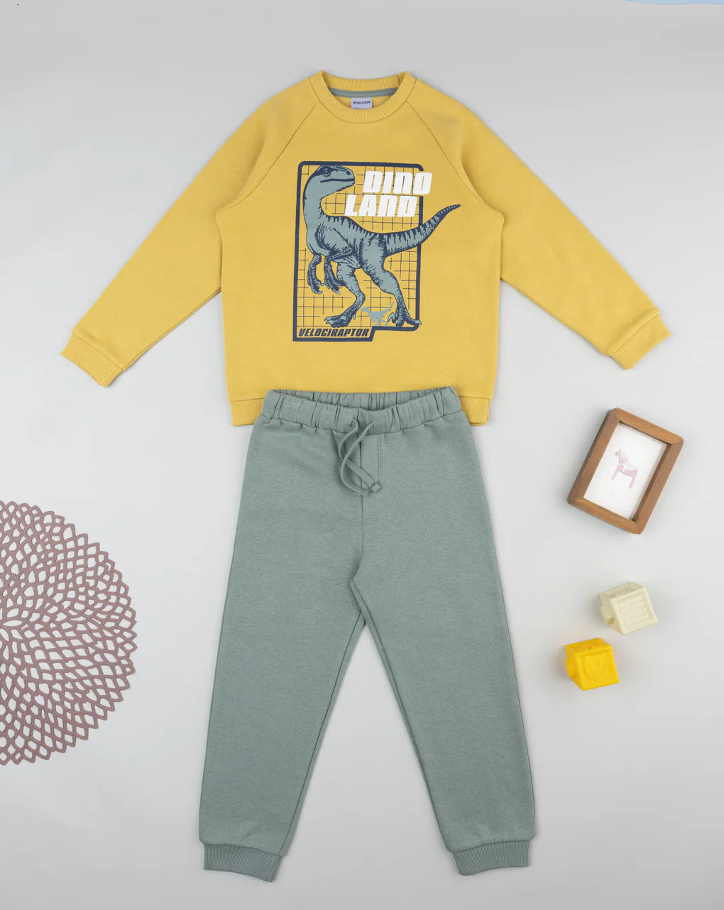 Prenatal Dino baby jogging set Outerwear, clothing, AW25 P2