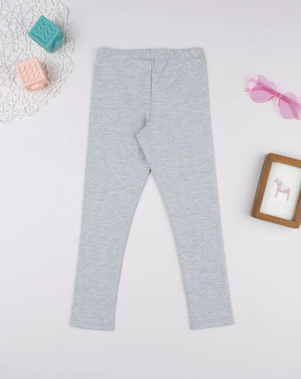 Prenatal Gray leggings for girls Trousers & Shorts, clothing, AW25 P2