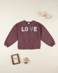 Prenatal Pink Love Girls' Sweatshirt Tops & Shirts, clothing, AW25 P2