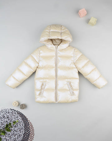 Prenatal Gold down jacket for girls Jackets & Coats, clothing, AW25 P2