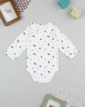 Prenatal Baby girl bodysuit with allover flowers Bodysuits & Overalls, clothing, AW25 P2