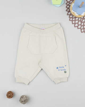 Prenatal Cream "little friends" baby trousers Trousers & Shorts, clothing, AW25 P2