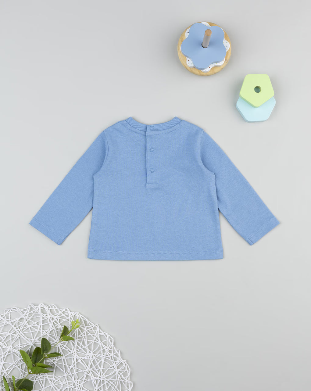 Light Blue "Little Bear" Baby T-Shirt
