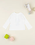 Prenatal Cream T-shirt with dragon print for kids Tops & Shirts, clothing, AW25 P2