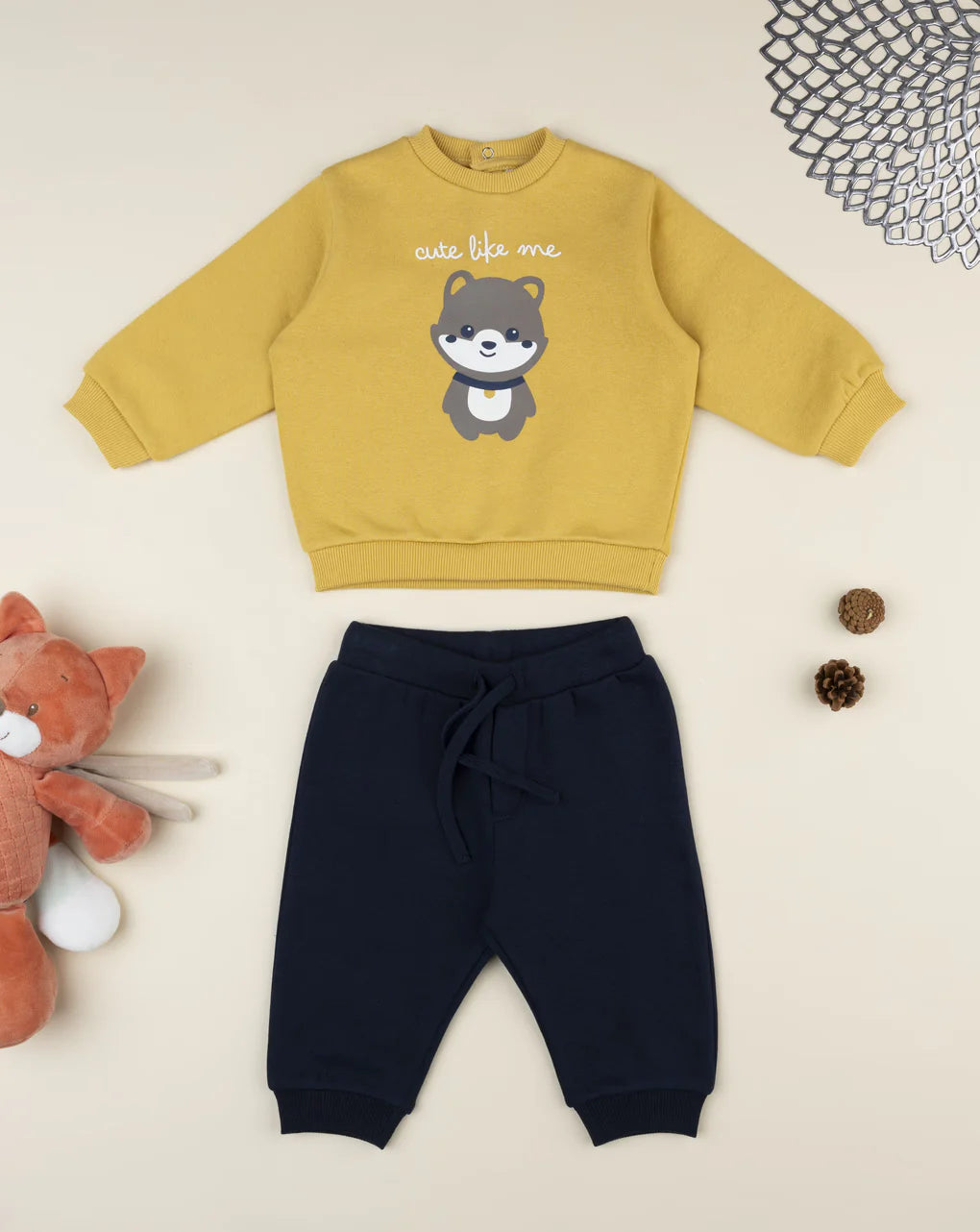 Prenatal Yellow/blue jogging set for kids Outerwear, clothing, AW25 P2