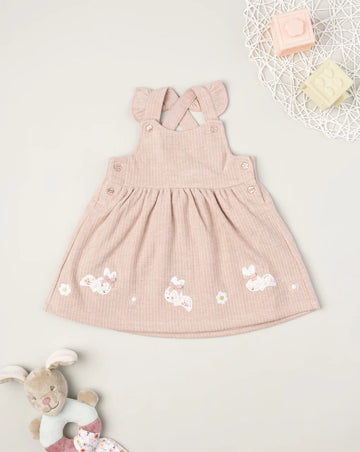 Prenatal Pink bunny overalls for girls Dresses & Skirts, clothing, AW25 P2