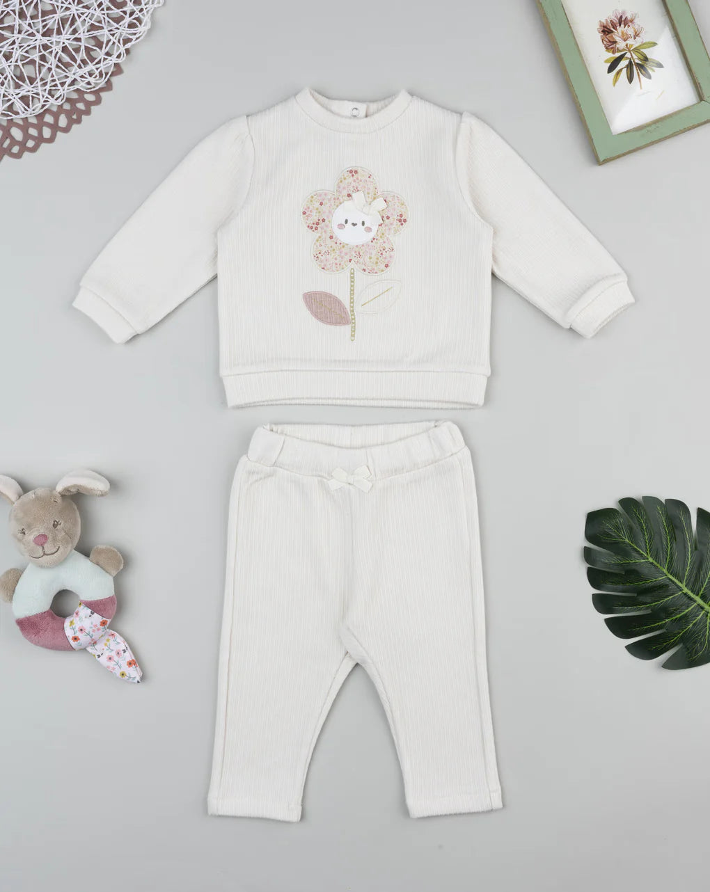 Prenatal Two-piece baby girl daisy outfit Outerwear, clothing, AW25 P2